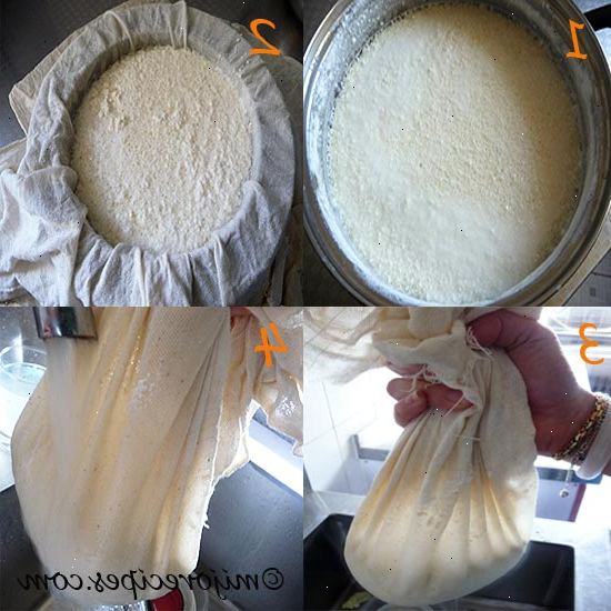 Hvordan laver paneer (indiske ost). Bring mælken til en temperatur lige under kogepunktet og derefter slukke for varmen.