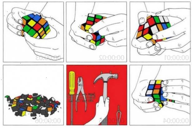 Hvordan til at løse en Rubiks terning (let flytte notation). Gør dig bekendt med notationer nederst på siden.