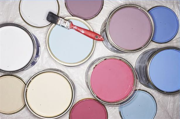 Sådan at blande farver for at gøre lyserød. Hvis du bruger akryl eller olier, bland hvid og rød maling.