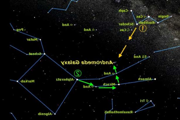 Sådan finder Andromeda galaksen. Brug kikkert for dit første forsøg på at finde Andromeda galaksen.