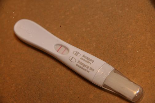 Hvordan man laver en positiv graviditetstest. Køb en graviditetstest.