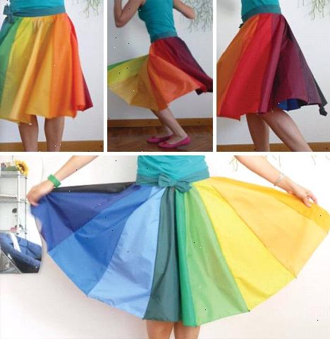 Hvordan laver en paraply nederdel