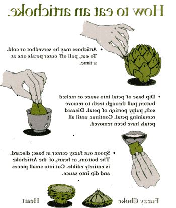 Hvordan til at spise en artiskok. Skær de skarpe blad tips med en artiskok kniv eller saks.