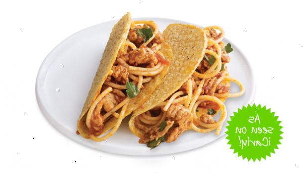 Hvordan laver spaghetti tacos. Anden ønsket topfraktioner.