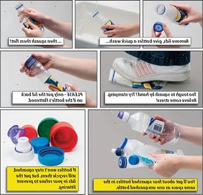 Sådan at genbruge plast flasker. Find ud af, hvad slags program dit samfund har i plast.