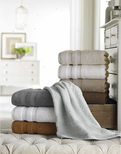 Hvordan til at identificere og vælge høj kvalitet badehåndklæder. Forstå, hvad der gør et håndklæde en god håndklæde.