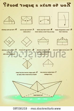 Hvordan man laver et papir båd. Fold et brev-størrelse (8.5 "med 11") eller A4 stykke papir på midten, top til bund. Folden skal være "hamburger-stil.".