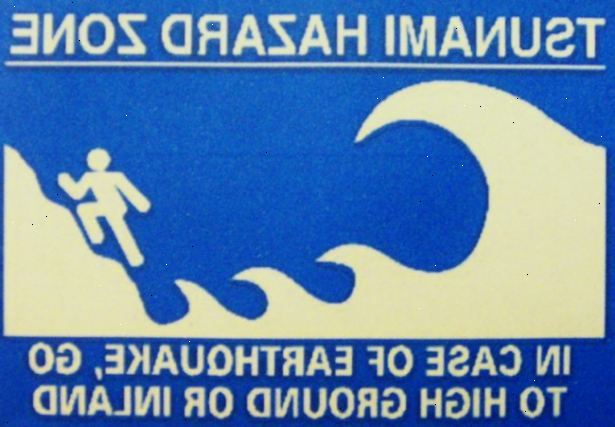 Sådan overlever en tsunami (til børn). Vær tsunami opmærksom.